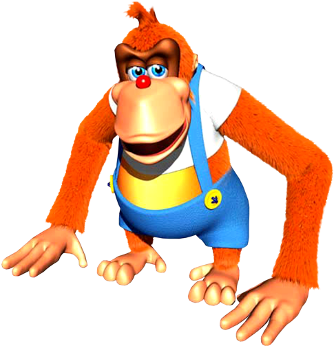 Lanky Kong - Donkey Kong 64 Characters (496x525)