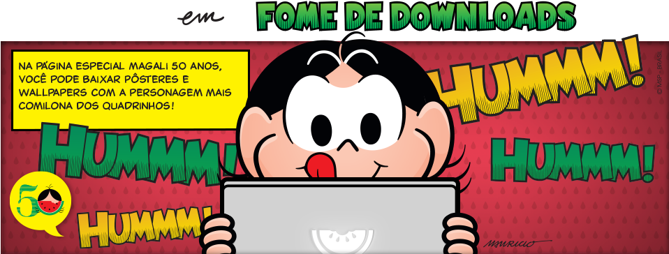 Gostou Quer Acessar Então Clique Aqui Http - Suporte Para Panela Turma Da Mônica Magali Face Delicious (957x373)