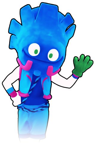 Appearance Of The Dancer - Blue Da Ba Dee Alien (512x512)