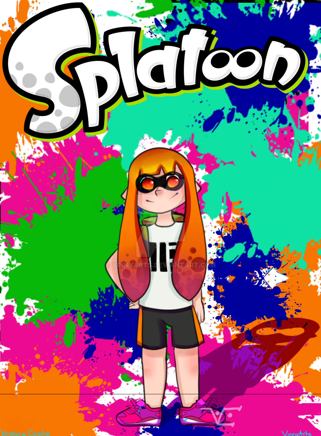 Splatoon Poster - Splatoon Poster Print (24 X 36) (1024x1390)