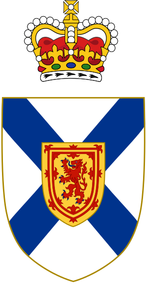 Nova Scotia House Of Assembly - Nova Scotia Coat Of Arms (300x579)