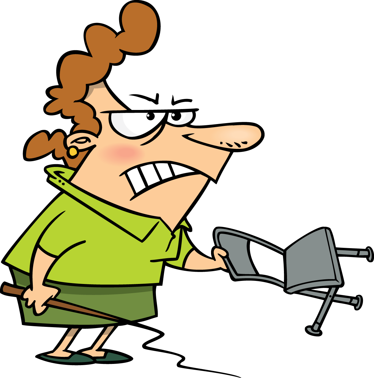 She's Been The Talk Of The Antique Mall - Cartoon (1221x1234)