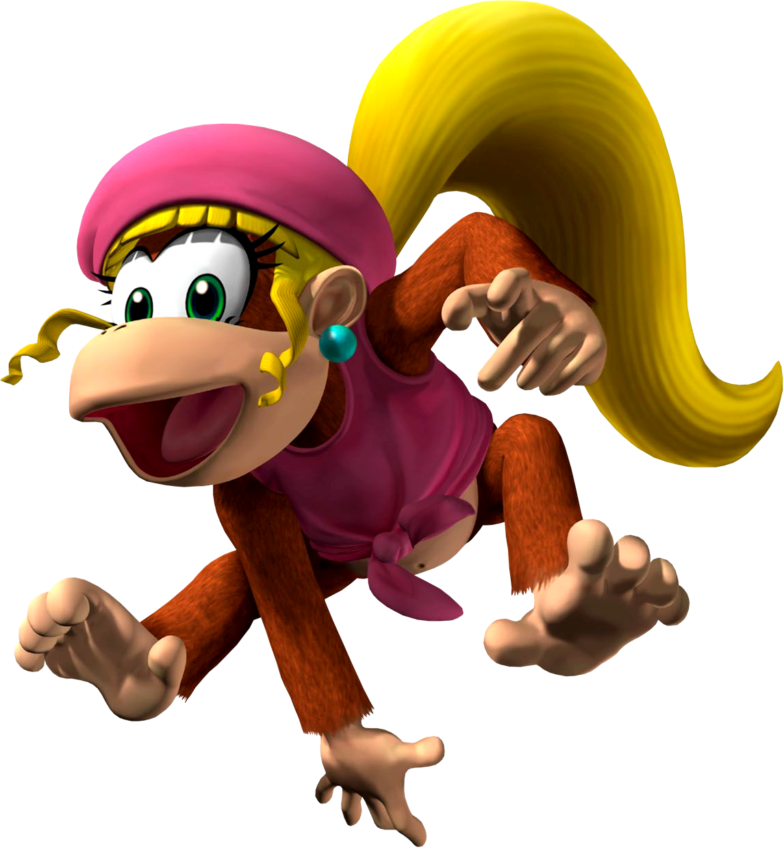 Donkey Kong Country Tropical Freeze Dixie (1145x1239)