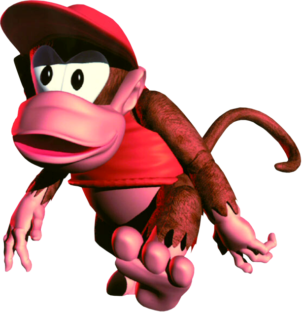 Games Donkey Kong 64 &187 Animaatjesnl - Diddy Kong Donkey Kong Country (613x633)