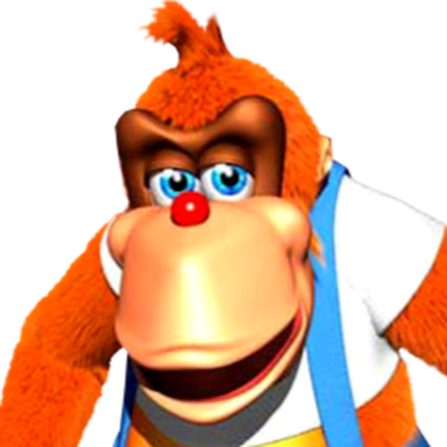 Lanky Kong Kills The Dk Crew - Lanky Kong Face (500x500)