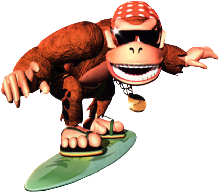 Funky Kong Donkey Kong 64 Gallery For > Funky Kong - Donkey Kong Country Funky (428x391)