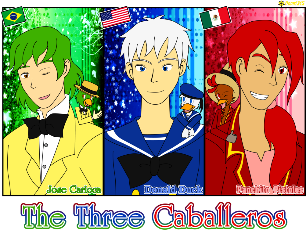 Sheharzad-arshad 189 20 The Three Caballeros By Rosemary1315 - Cartoon (1024x781)