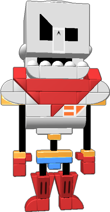 [ Greetings Humans, It Is I, The Great Papyrus Do You - Cartoon (768x768)