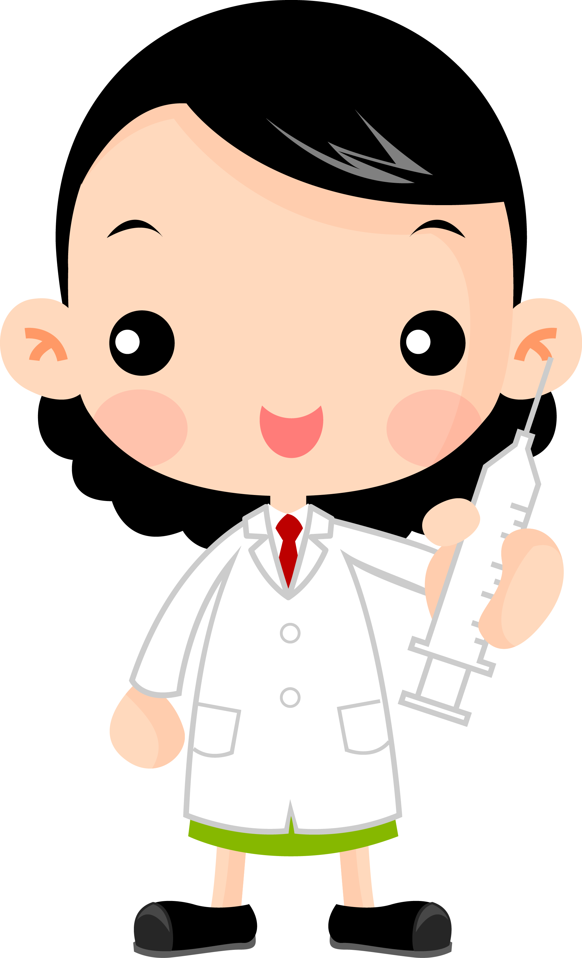 Physician Cartoon - Doctor Vector - Doctor Vector (1930x3176)