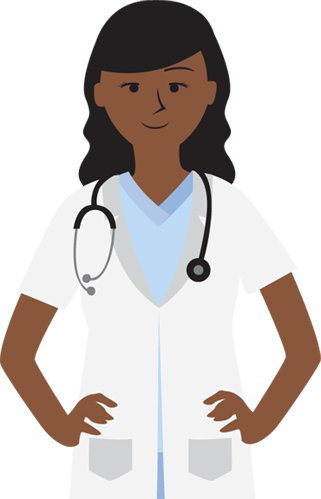 Citylife Primary Care - Health Care Assistant Cartoon (321x499)
