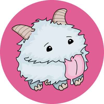 Poro Button By Lady In Dope Hat - Enkelriktat Skylt (400x400)