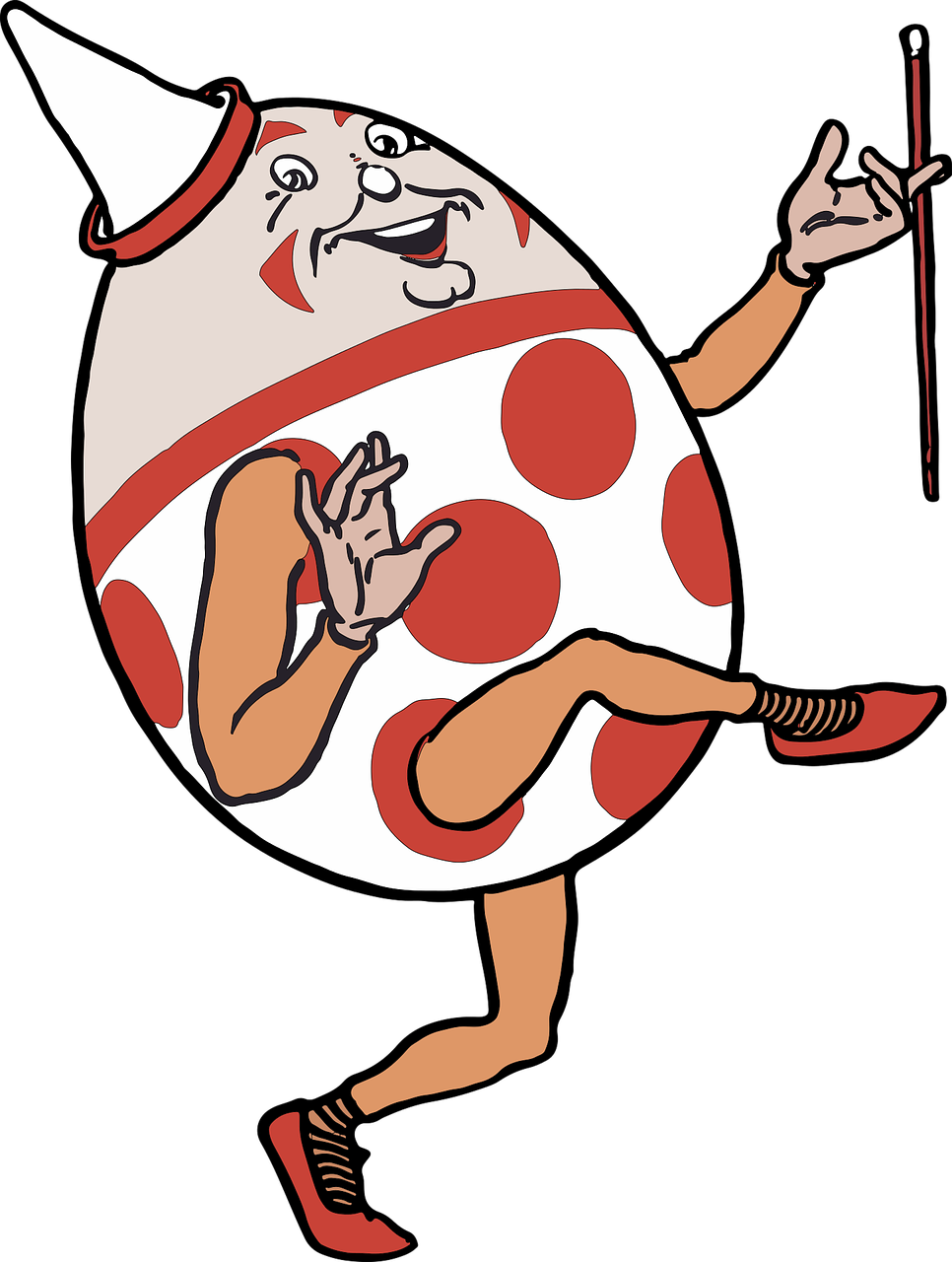 Under Grace, We Catholic-christians Strive For A Deeper - Humpty Dumpty Cartoon Png (966x1280)