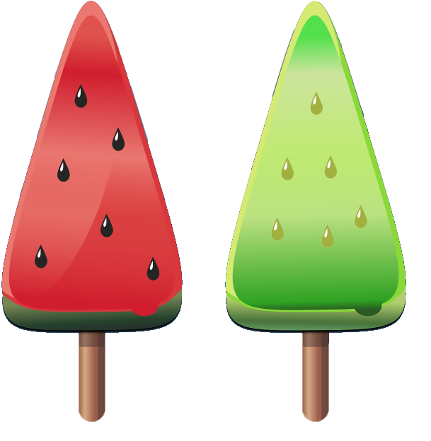 Ice Cream Ice Pop Italian Ice Watermelon Clip Art - Ice Cream Ice Pop Italian Ice Watermelon Clip Art (800x800)