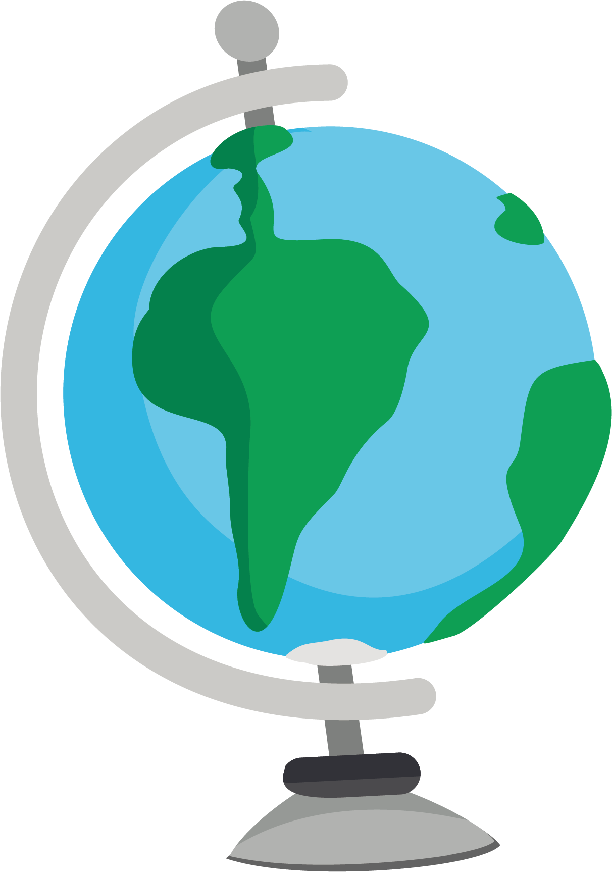Earth Globe Desktop Computer Cartoon - Globe Cartoon Png (1212x1727)