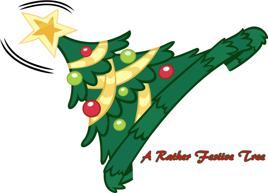 A Rather Festive Tree By Shelmo69 - Tree (900x649)