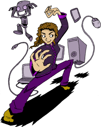 I'm The Director Of Government - Violet Ninja (400x505)