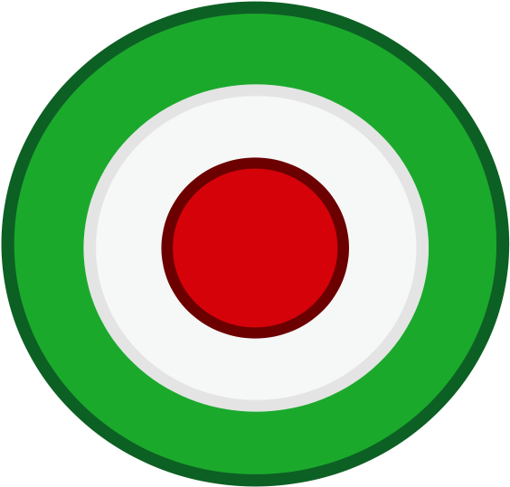 Coccarda Italia - Circle (585x561)