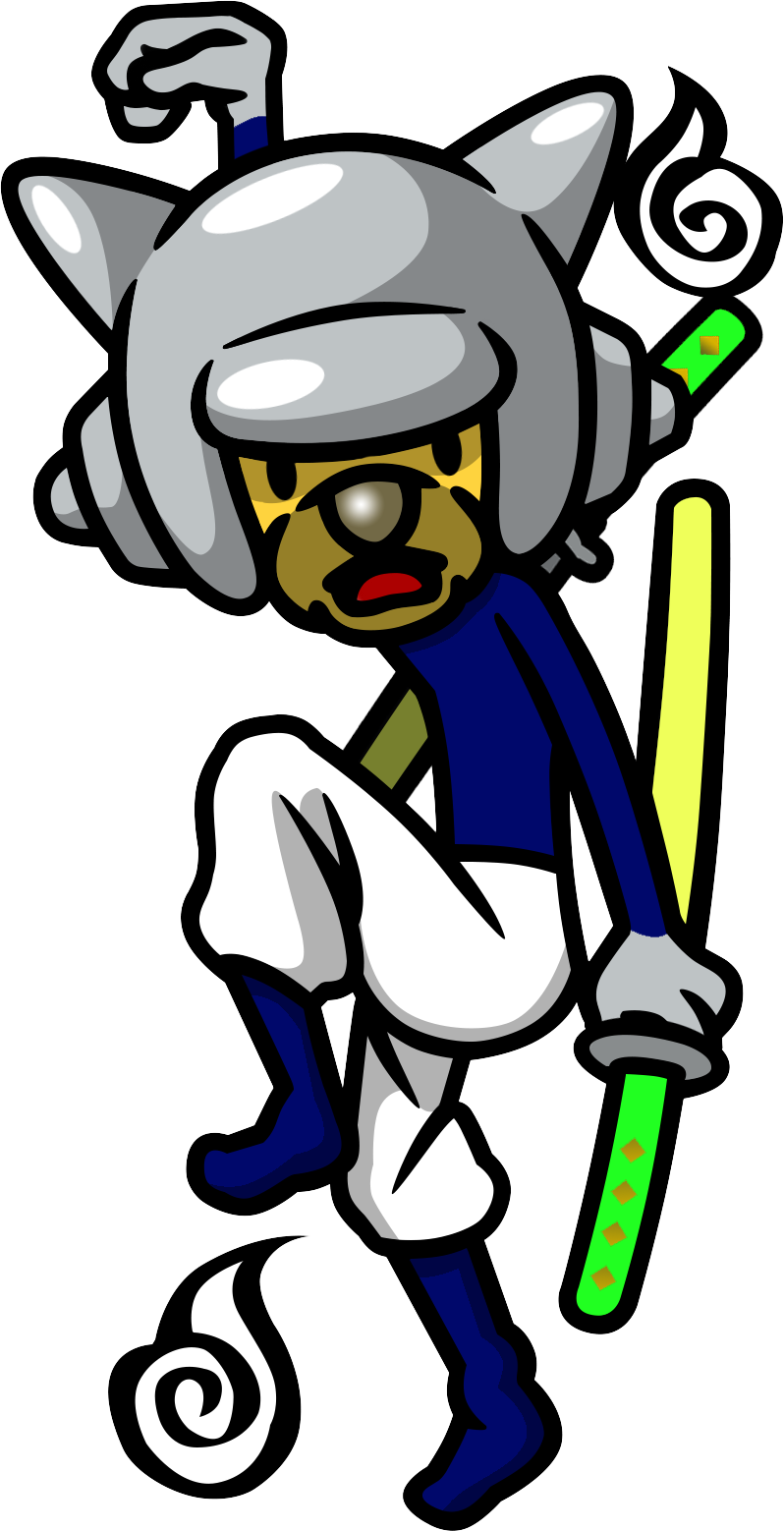 Dog Ninja - Dog Ninja Rhythm Heaven (798x1558)