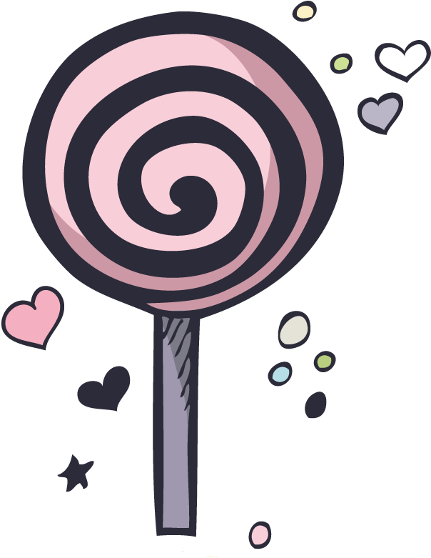 Ice Cream Lollipop Candy Food Illustration - Food (800x800)