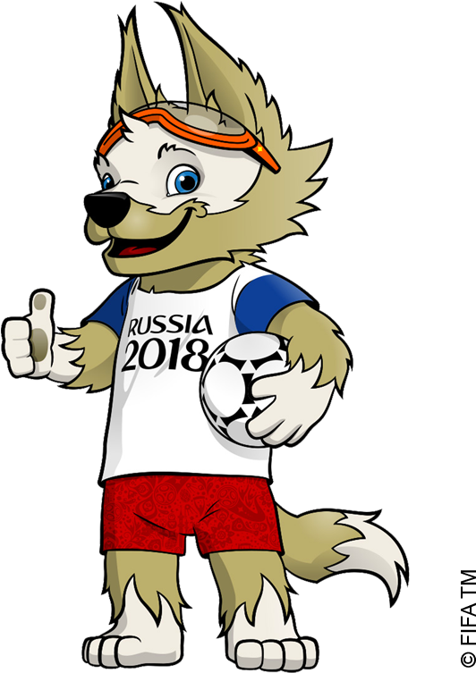 2018 Fifa World Cup Russia Fifa World Cup Official - Mascota Del Mundial Rusia 2018 (628x757)