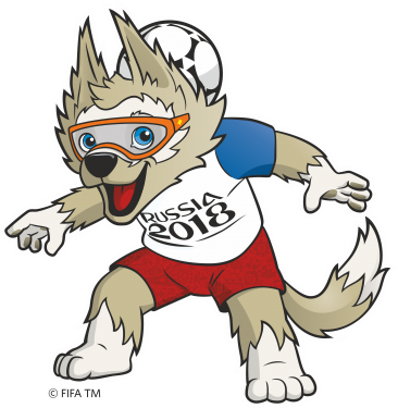 2018, Copa Mundial De Fútbol De 2018, Coupe Du Monde - Mascota Del Mundial Rusia 2018 (366x375)