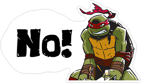 Sticker 13 From Collection «ninja Turtles» - Teenage Mutant Ninja Turtles (490x317)
