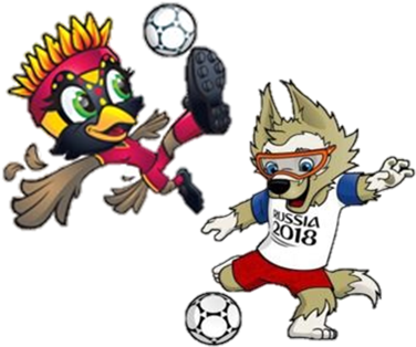 Latest Cb Video World Cup Mascot Zabivaka - Fifa World Cup Russia 2018 Russia Mascot Zabivaka Pins (421x326)