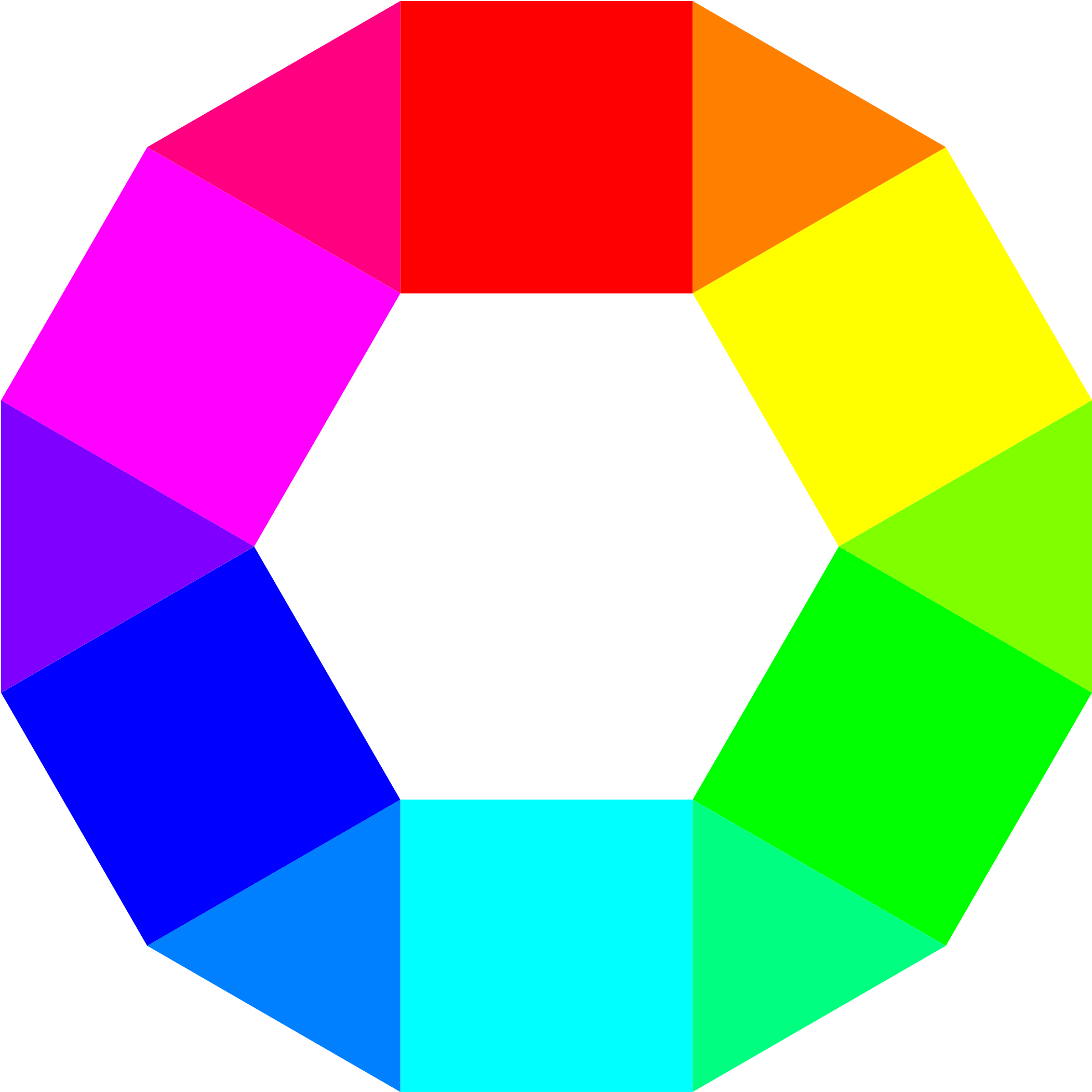 Big Image - Dodecagon Rainbow (2400x2400)