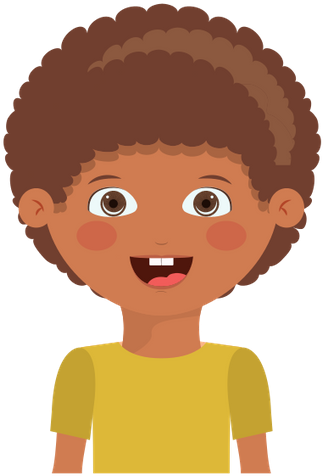 Happy Boy Cartoon - Illustration (466x550)
