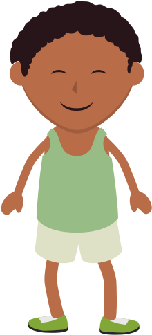 Happy Boy - Boy Thinking Clipart (550x550)