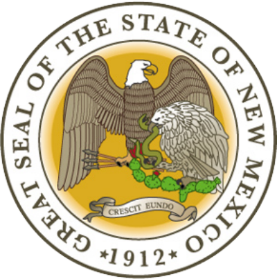 Ma, New Mexico State Seal - New Mexico State Symbol (400x403)