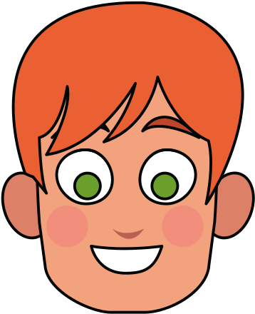 Happy Young Boy Icon Image - Cartoon (550x550)