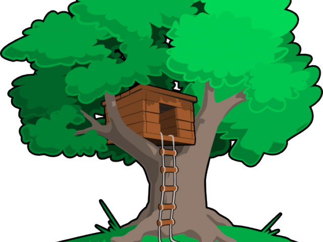 Treehouse Clipart - Magic Tree House Treehouse (640x480)
