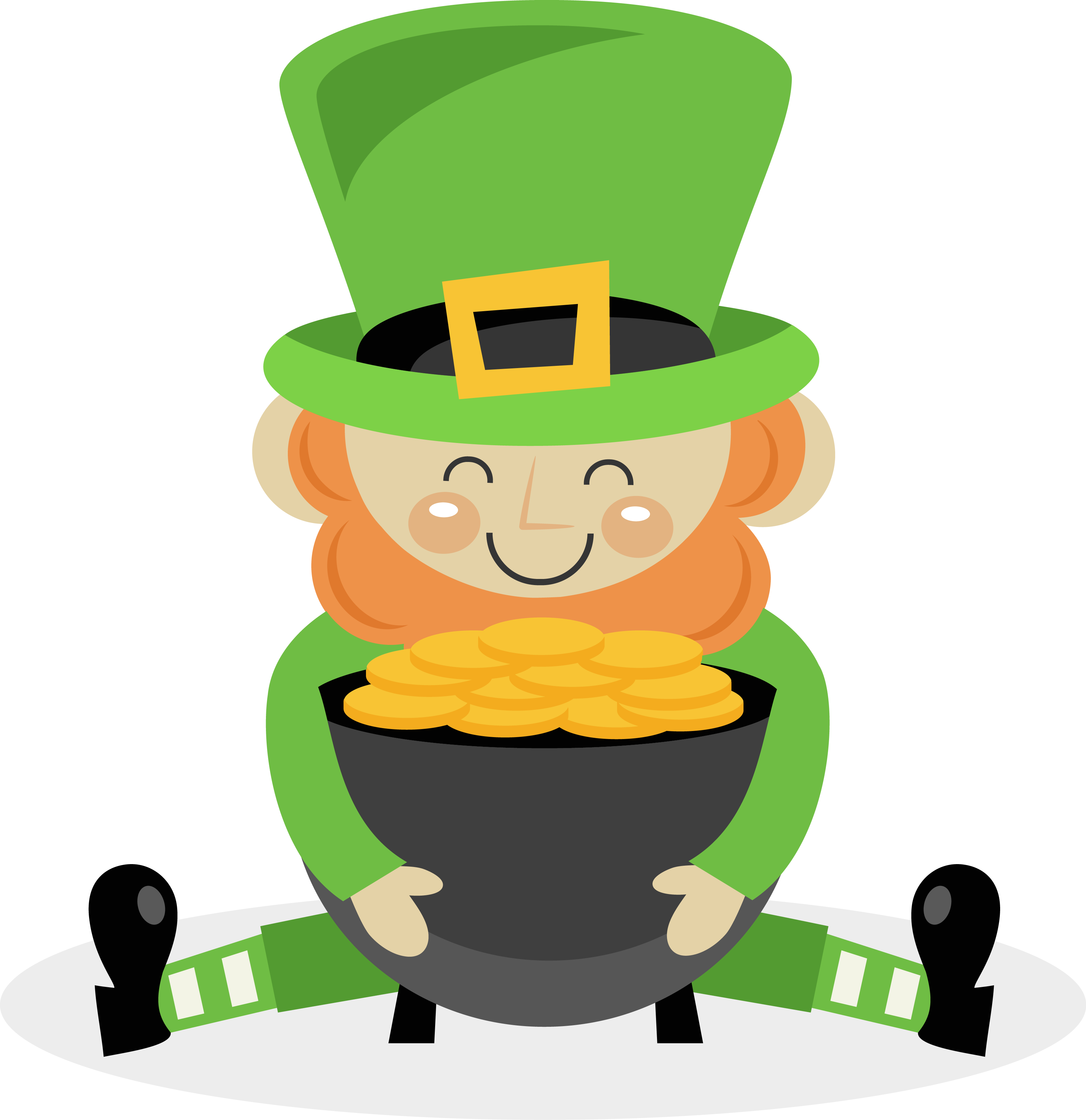 Explore These Ideas And Much More - Cute Leprechaun Png (3377x3484)