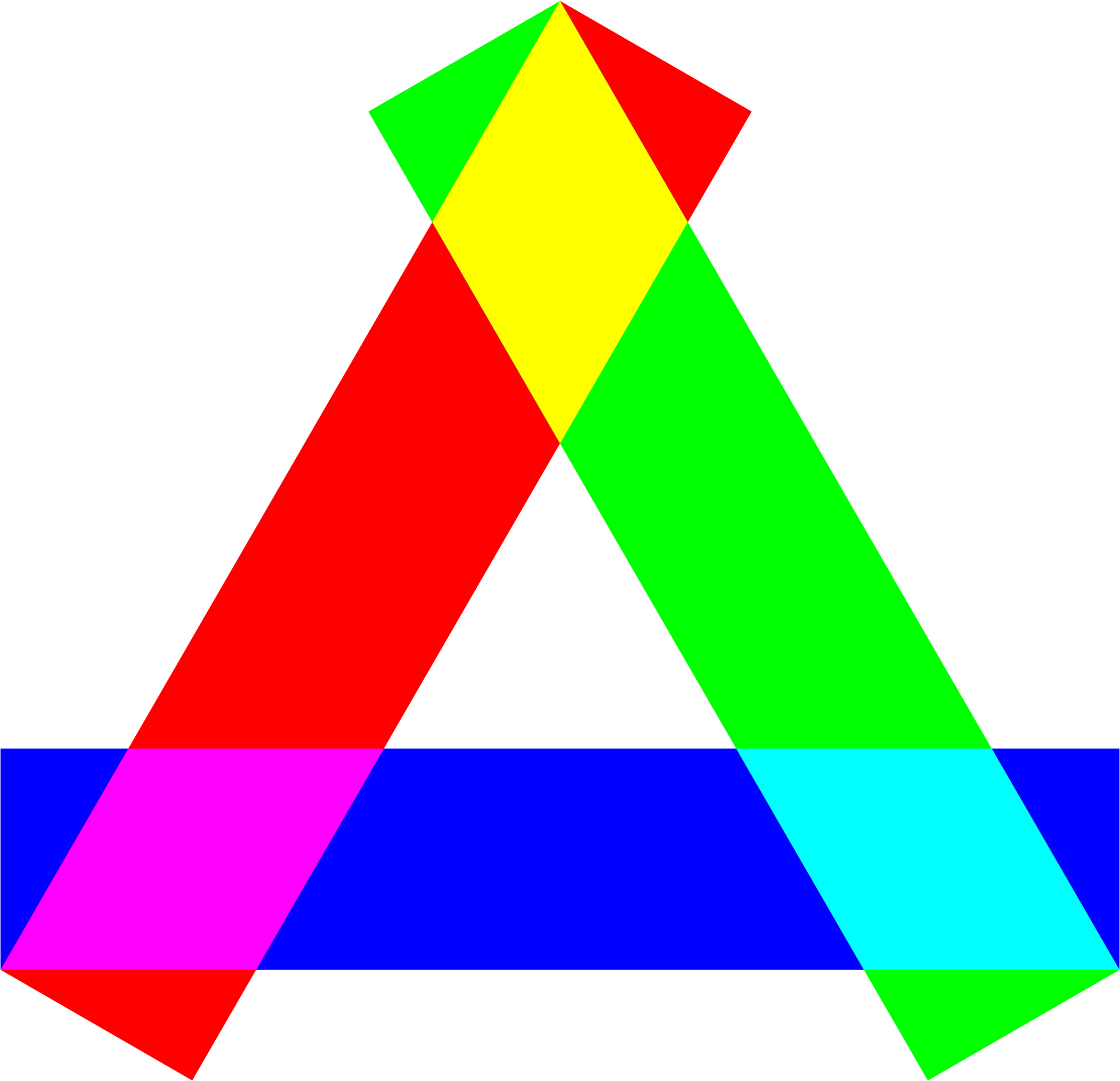 Rectangles Triangle - Triangle Cipart (2400x2400)