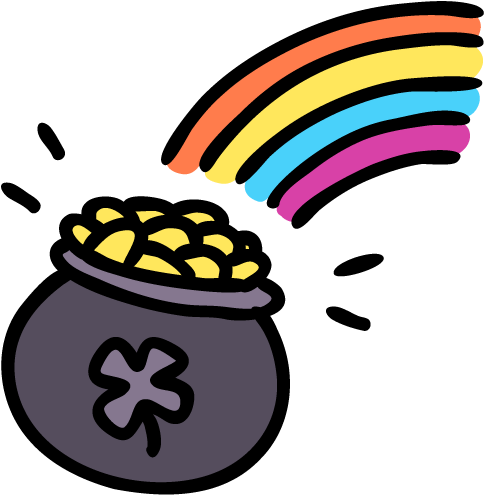 Pixel - Pot Of Gold Icon (512x512)