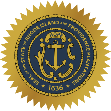 State Seal - Seal Of Rhode Island Shower Curtain (437x438)