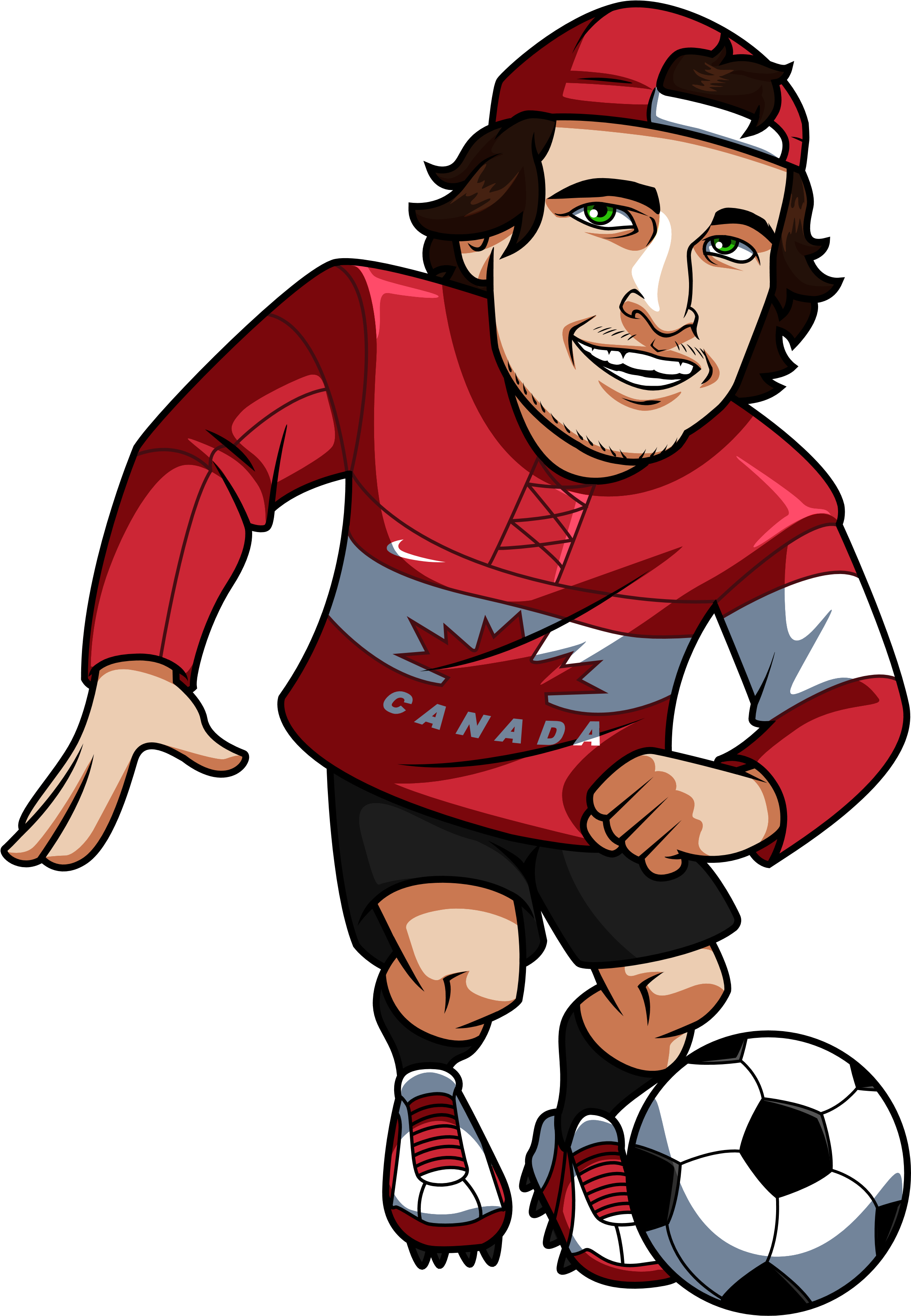 Sports Betting Canadian Soccer Mascot - Illustration (3000x3725)