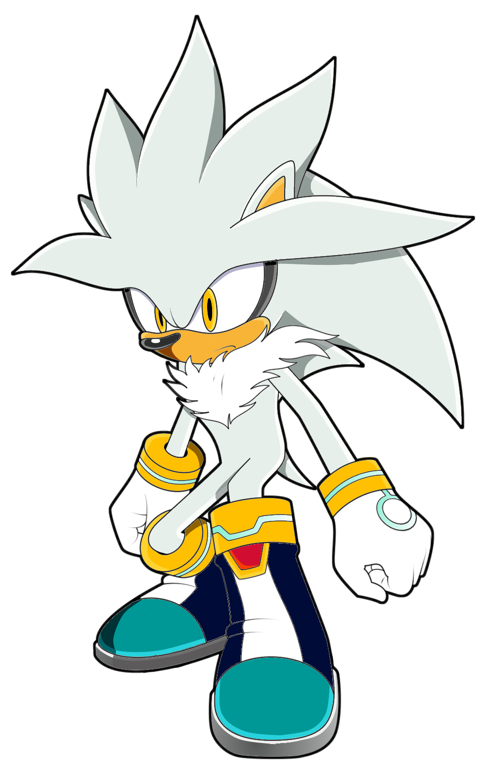 Silver The Hedgehog From Sonic Clipart - Silver The Hedgehog X (1200x1600)