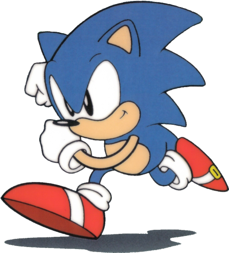Sonic The Hedgehog's Gameworld - Sonic The Hedgehog Characters (454x509)