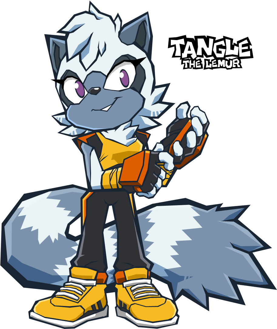 Tangle By Leatherruffian - Sonic Tangle The Lemur (1027x1209)