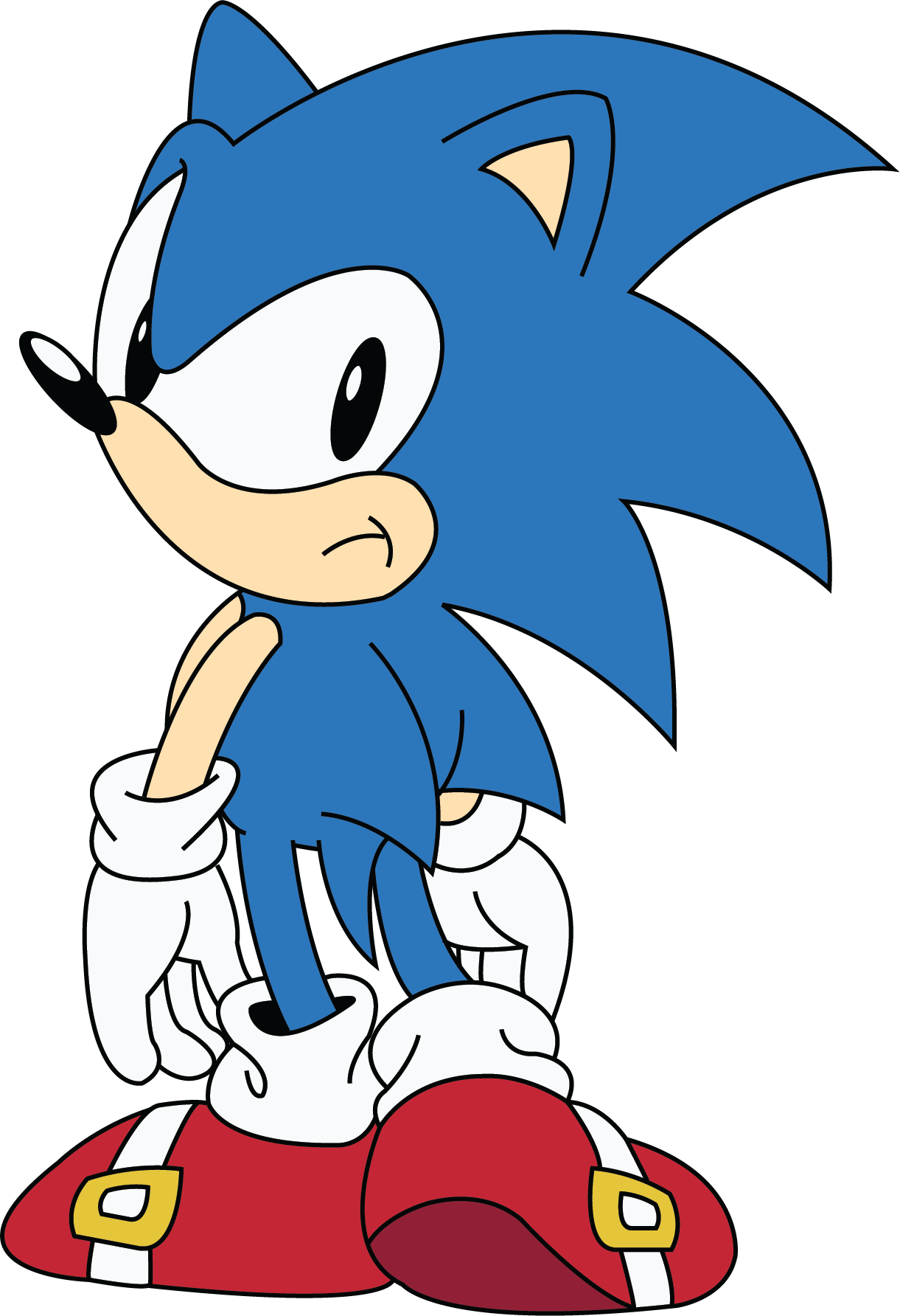 Оригинальный sonic. Classic Sonic. Соник и Классик Соник. Соник и классический Соник. Classic Sonic Art.