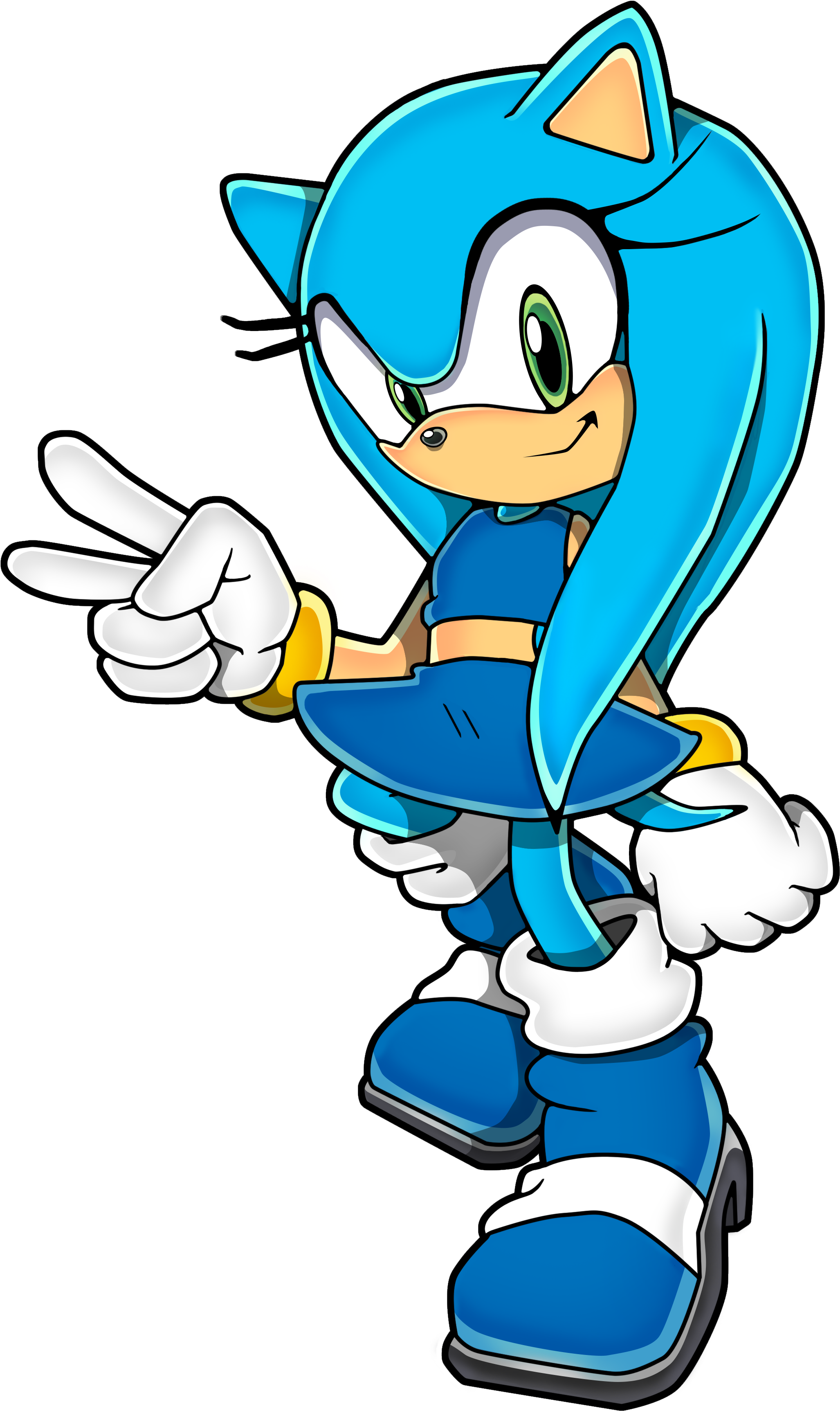 Kira Blue In Style Sonic Channel By Blueblurapple - Kira Blue In Style Sonic Channel By Blueblurapple (2480x3507)