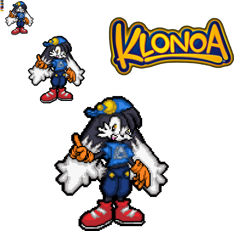 More Like Fire Sonic Smbz Sprite Sheet By Hypersonic2560 - Klonoa Pixel Art (820x788)