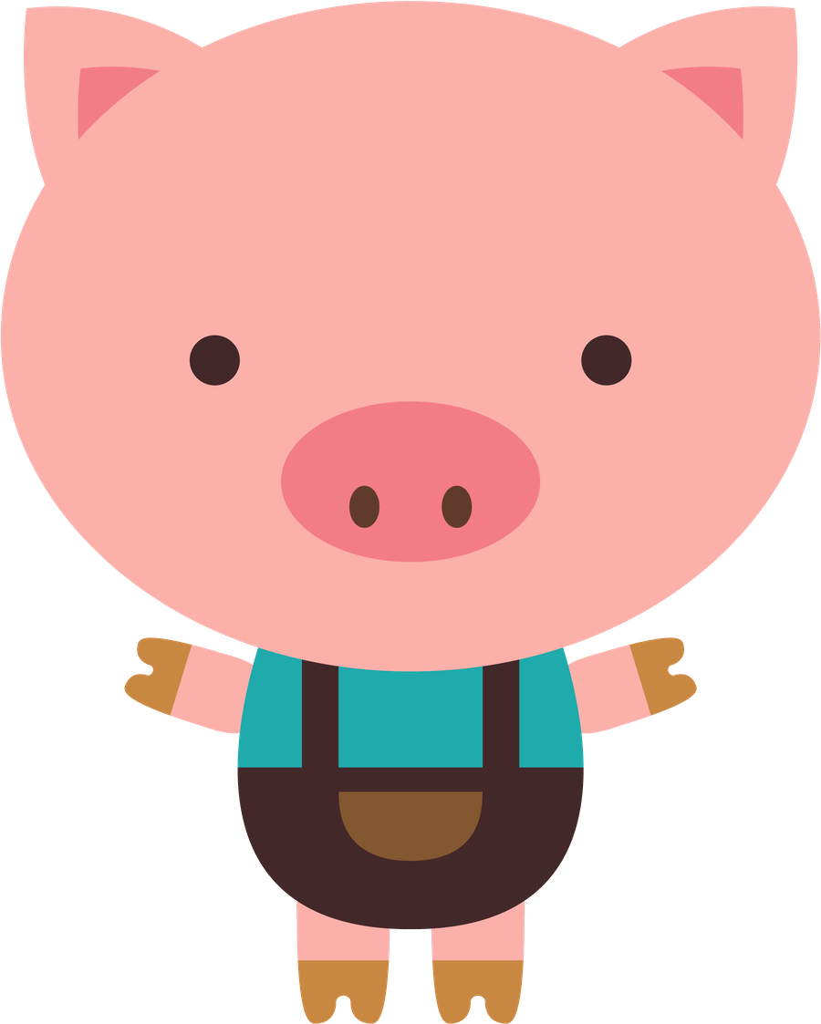 Más Imprimibles Gratuitos En Http - Desenho De Porquinho Rosa (900x1123)