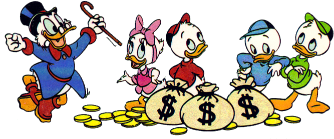 Duck Tales Clipart - Portable Network Graphics (680x288)