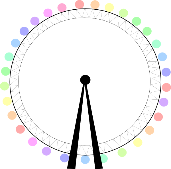 London Eye Clipart Png (600x595)