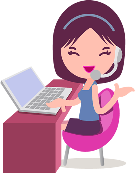 Call Centre Girl Customer Service Icon - Birthday Wishes For A Coworker (600x600)