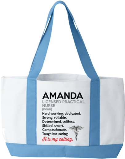 Licensed Practical Nurse It's My Calling Tote Bags - Rivers End Cruiser Tote Bag. 7002, Blue (530x530)