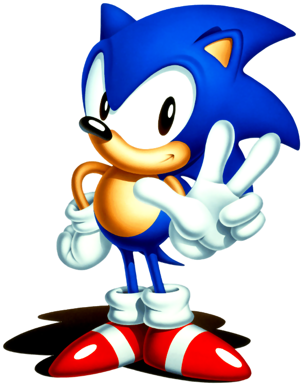 First, We Have Classic Sonic - Sega Sonic The Hedgehog 3 (586x760)